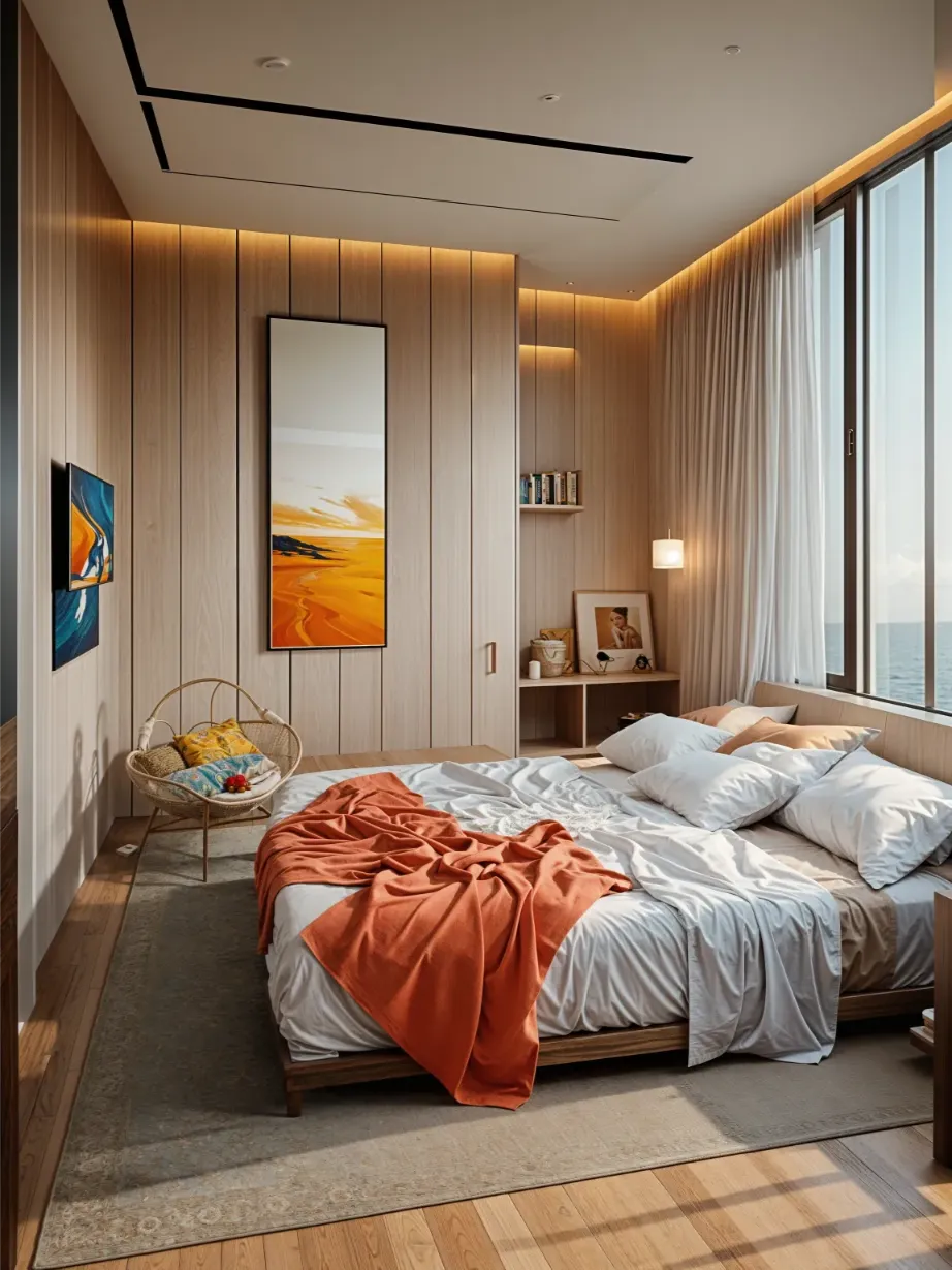 virtually staged room