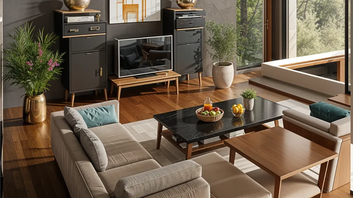 virtually staged room