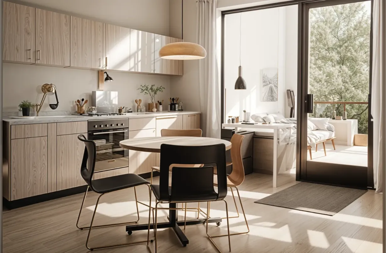 virtually staged room