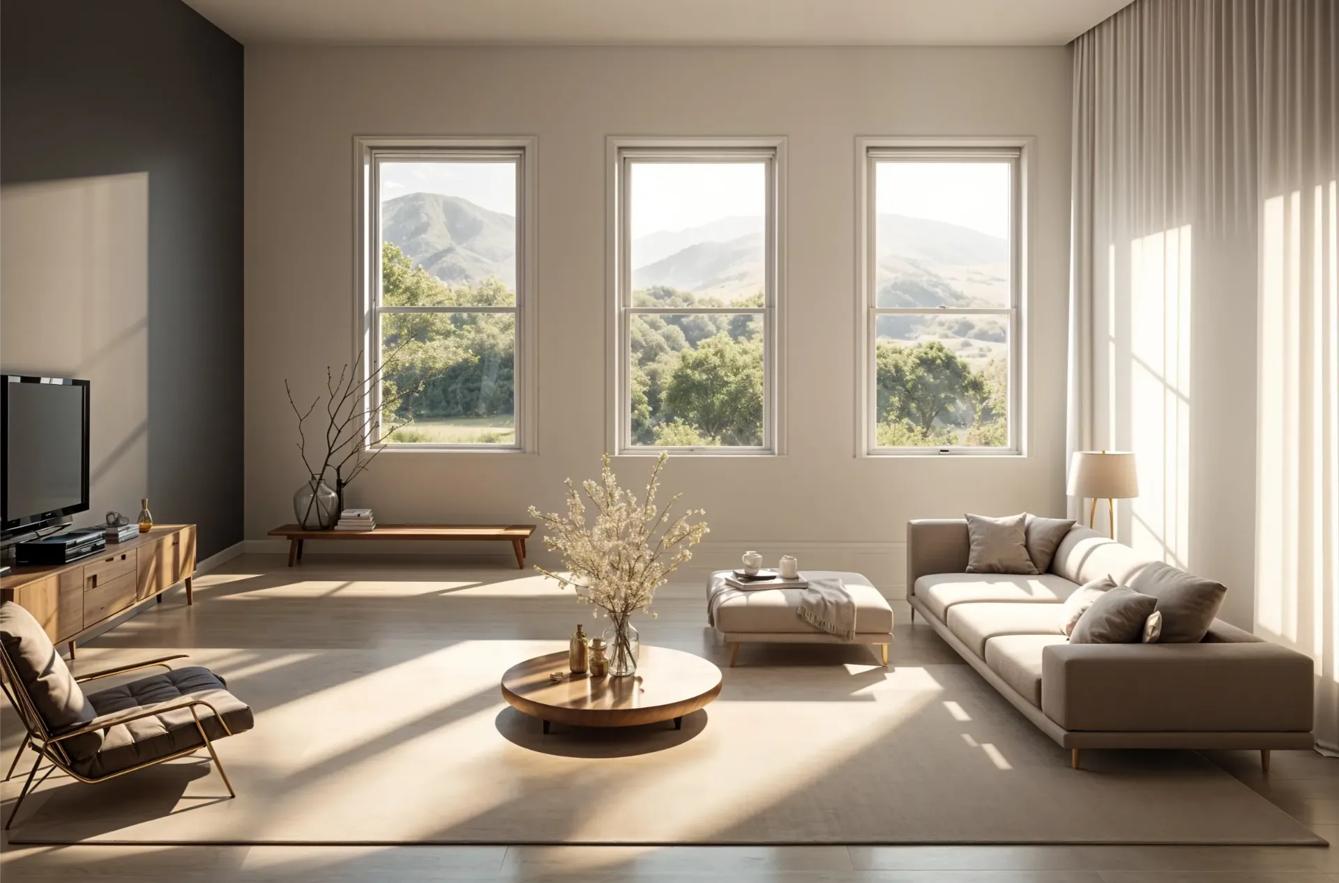 virtually staged room