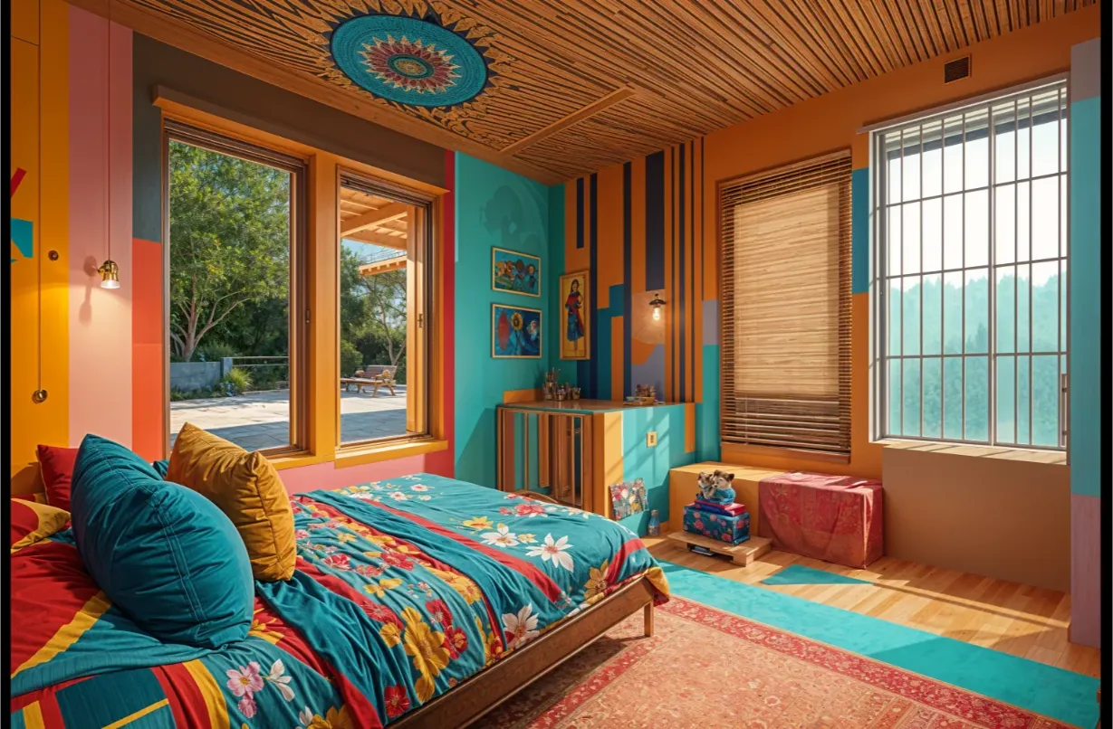 virtually staged room